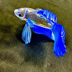 Blue beta Swarovski crystal figurine collectible vintage